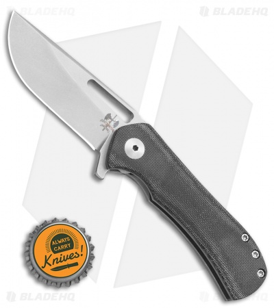 Doc Shiffer V3 Recon Knife Black Micarta (2.75" Stonewash)